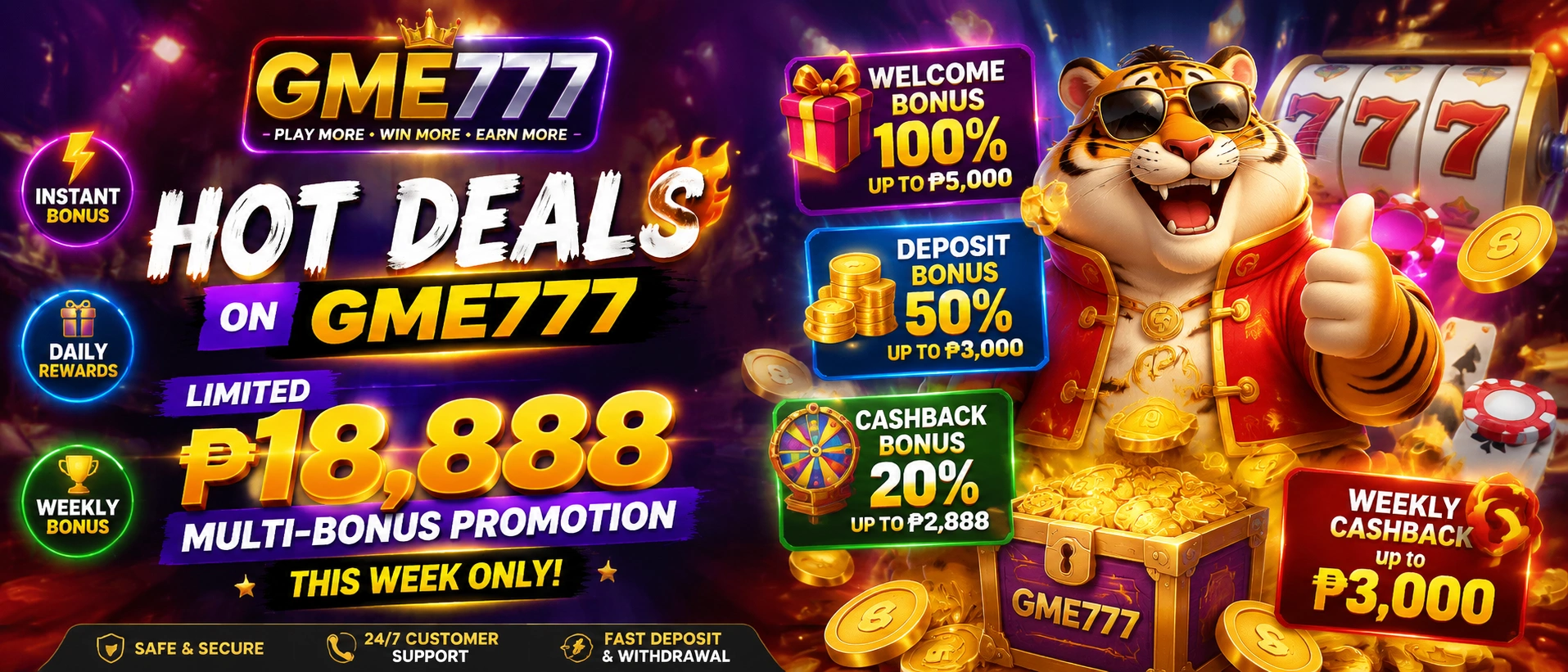 GME777 welcome promotions Philippines
